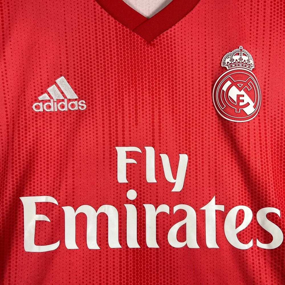 Adidas Real Madrid Jersey 2018-2019 Mens Small Red Parley Soccer Football Shirt
